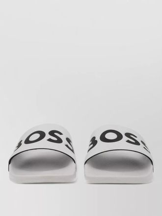 HUGO BOSS flat sole open toe beach slide sandals