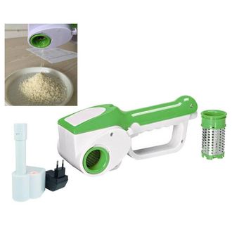 Trade Shop Trade Shop - Rodillo De Rallador El&eacute;ctrico Recargable Para La Cocina De Queso Hp8868