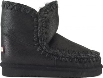 Mou Eskimo 18 - Dames - Winterlaarzen - Zwart - 37 EU - Wol - Schoenen