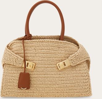 Ferragamo Women Hug handbag (M) Beige