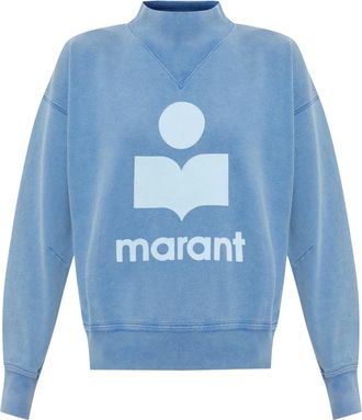 Isabel Marant Moby Sweatshirt - Sweatshirts & Hoodies - Mujer - Azul - 2XS