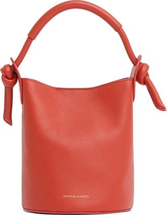 Mansur Gavriel Mini Mini Fortuna Bucket Bag in Pomodoro at Nordstrom