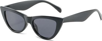 Generic Cat Eye Woman Sunglasses Outdoor Holiday Beach Decoration Glasses (Color : D, Size : Medium)