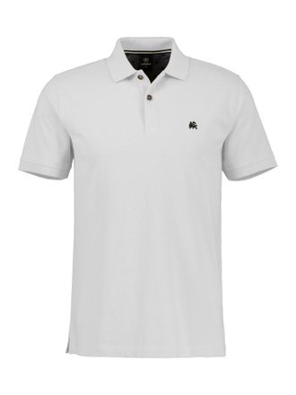 Lerros Poloshirt LERROS LERROS Herren Poloshirt, unifarben, Herren, Gr. S, weiss (broken wei&szlig;), 100% Baumwolle, ohne Ausschnitt, Shirts Poloshirt