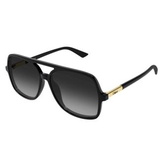 Chlo&eacute; Pilot Sunglasses - unisex - Chlo&eacute; - Sunglasses - Black - 57 MM - Accessories