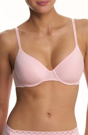 Natori EverFit Seamless Convertible T-Shirt Bra in Delicate Rose at Nordstrom, Size 36Ddd