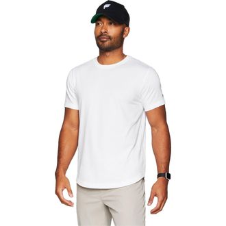Fabletics The 24-7 Tee Curved Hem in Classic White at Nordstrom, Size Xx-Large