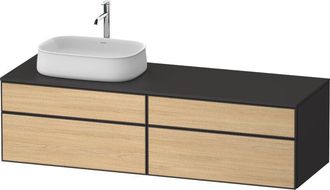 Duravit Duravit Zencha Mueble Bajo Lavabo, 1600x550mm, 2 Extra&iacute;bles, 2