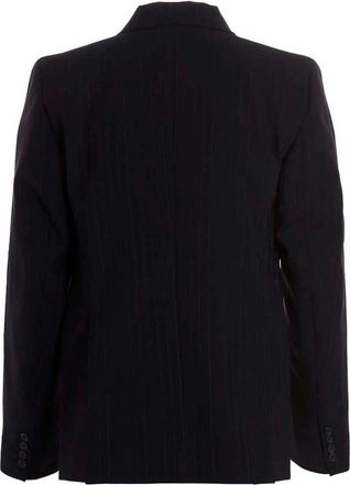 VTMNTS Mens Blue Virgin Wool Blazer Clothing