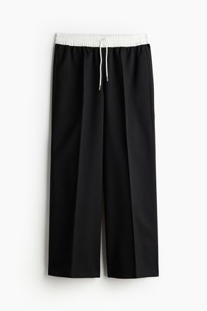 H&M Weite Schlupfhose - Schwarz