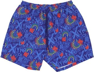 Dolly Noire Blauwe Zwembroek met Interne Mesh - Heren - Strandmode - Veelkleurig - S - Polyester - Badmode