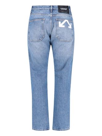 Off-white Mens Jeans Blue Cotton