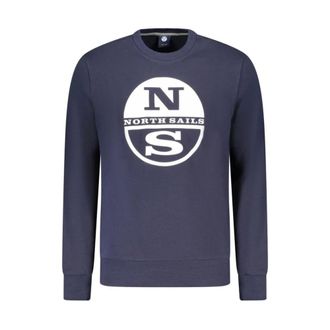 North Sails Hombre, Sudaderas, Azul, Talla: S
