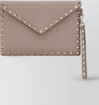 Valentino Garavani studs edge envelope clutch