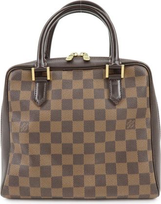 Louis Vuitton Triana Damier Brown Canvas Handbag (Pre-Owned)