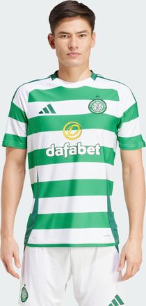 adidas adidas Performance Mens Celtic FC 24/25 Home Jersey - White/Green - Size X-Small