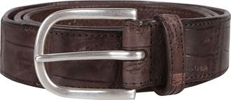 Orciani Classic Cocco Crocodile Leather Belt