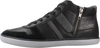 Geox Elver Sneakers - Heren - Schoenen - Zwart - Maat: 40 EU Leer