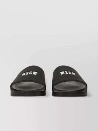 Msgm logo-print slide sandals
