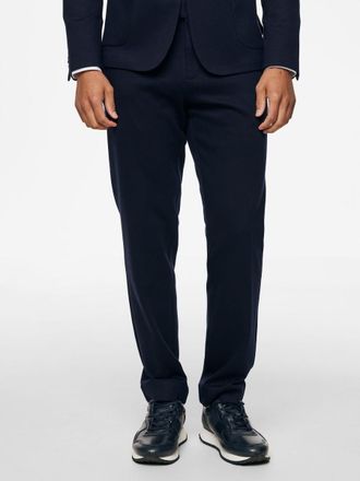 Gentiluomo Donkerblauwe flanel pantalon