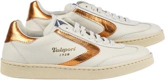 Valsport Schoenen, Dames, Veelkleurig, 39 EU, Wit Oranje Gelaagde Sportschoenen