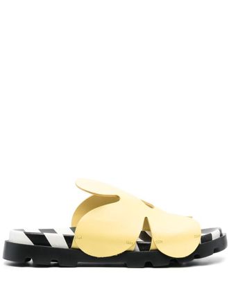 Camper Sandali slides Brutus Twins - Giallo