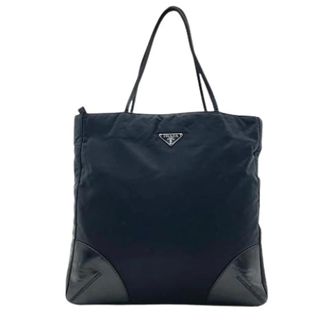 Prada Pre-owned Tote Bags, female, Black, Size: ONE SIZE Pre-owned Vintage Tote Bag