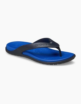 Crocs Mens Crocs Coast Flip Polyurethane Mens Blue/Navy Flip Flops - Size: UK 11 / eu 46-47 / us m12