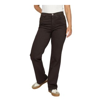 2-Biz Straight Fit Trousers - female - 2-Biz - Straight Fit Jeans - Brown - 3XL - Jeans