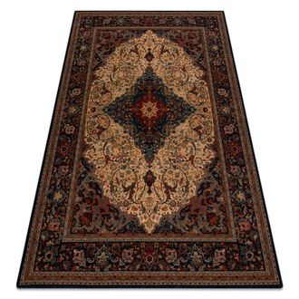 RugsX Rugsx - Alfombra De Lana Superior Piena Color Roset&oacute;n Rub&iacute; Red 300x400 Cm
