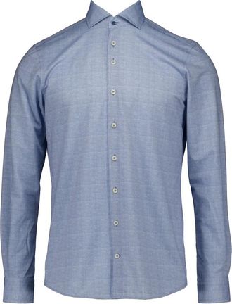 R2 Amsterdam Long Sleeve Casual Shirt - Heren - Casual Overhemden - Blauw - 2XL - Overhemden