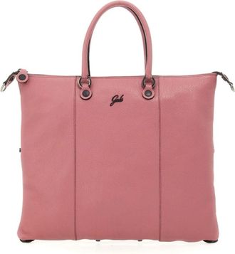 Gabs Rode Leren Shopper Tote - Dames - Shoppers - Zwart - ONE Size - Leer - Tassen
