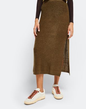 Lanvin Womens Lite Curb Low-top Sneakers - Light Grey Leather - Size EU 38