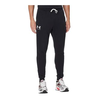Under Armour Trainingsbroeken - Heren - Sweatpants - Zwart - XS - Katoen - Broeken