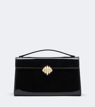 Aquazzura Alex patent leather top-handle bag