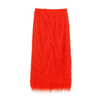 Dries Van Noten Soknatris3038Wwskirt - female - Dries Van Noten - Midi Skirts - Red - S - Skirts