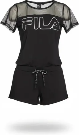 Fila Jumpsuits & Playsuits, Dames, Zwart, M, Polyester, Kanna Jumpsuit