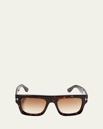 Tom Ford Fausto Square Acetate Sunglasses