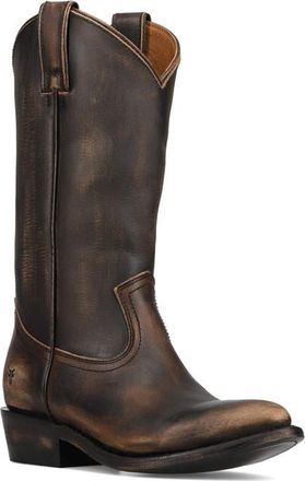 Frye Billy Pull-On Boot in Distressed Black at Nordstrom, Size 8.5