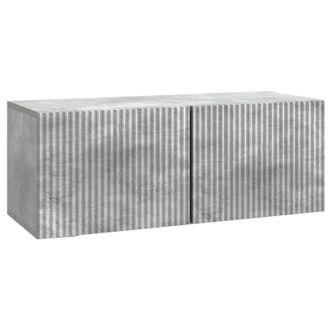 vidaXL Mueble Para Tv De Pared Gris Hormig&oacute;n 78,5 X 31 X 30 Cm Vidaxl