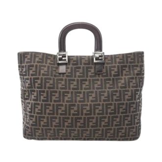 Fendi Pre-owned Tote Bags, female, Brown, Size: ONE SIZE Pre-owned Vintage Tote Bag