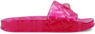 Kurt Geiger Meena Jelly Slide Sandal in Bright Pink at Nordstrom, Size 9.5