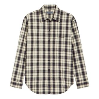 Balenciaga Camisa de Franela de Algod&oacute;n a Cuadros - Shirts - Hombre - Multicolor - M