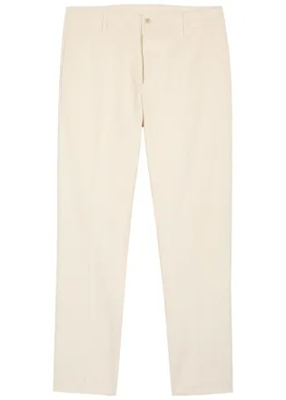 Lardini Straight-leg Corduroy Trousers - Taupe - 52 (IT52 / XL)