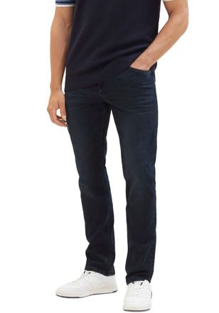 Tom Tailor Slim-fit-Jeans TOM TAILOR JOSH, Herren, Gr. 30, L&auml;nge 32, blau (blau, schwarz), Denim/Jeans, Obermaterial: 78% Baumwolle, 20% Polyester, 2% Elasthan, 
