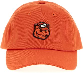 Maison Kitsuné Fox Head Cappelli Arancione-Donna