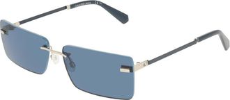 Calvin Klein Jeans CKJ25206S 044 Mens Sunglasses Silver Size 61