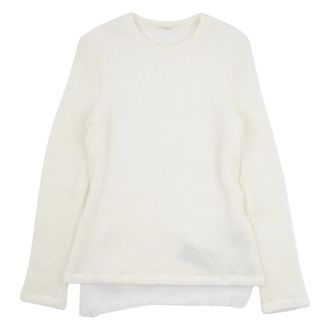 Ermanno Scervino Round-neck Knitwear, female, White, Size: XS Round-neck Knitwear