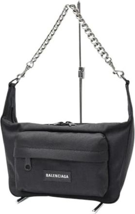 Balenciaga Pre-owned Cross Body Bags, female, Black, Size: ONE SIZE Pre-owned Vintage Shoulder Bag