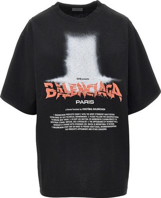 Balenciaga The Door Oversize jersey T-shirt Woman XS